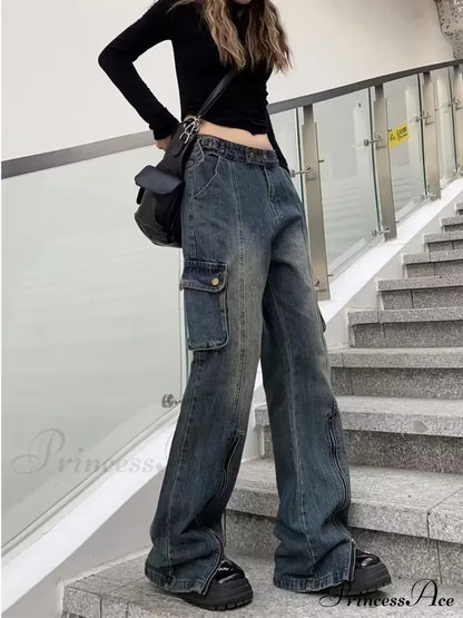 Summer Thin Style New High Waisted Skinny  Small Flared Straight Leg Jean