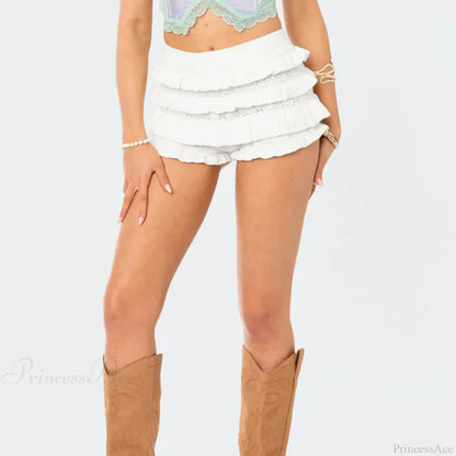 Sweet Knit Layered Casual Short