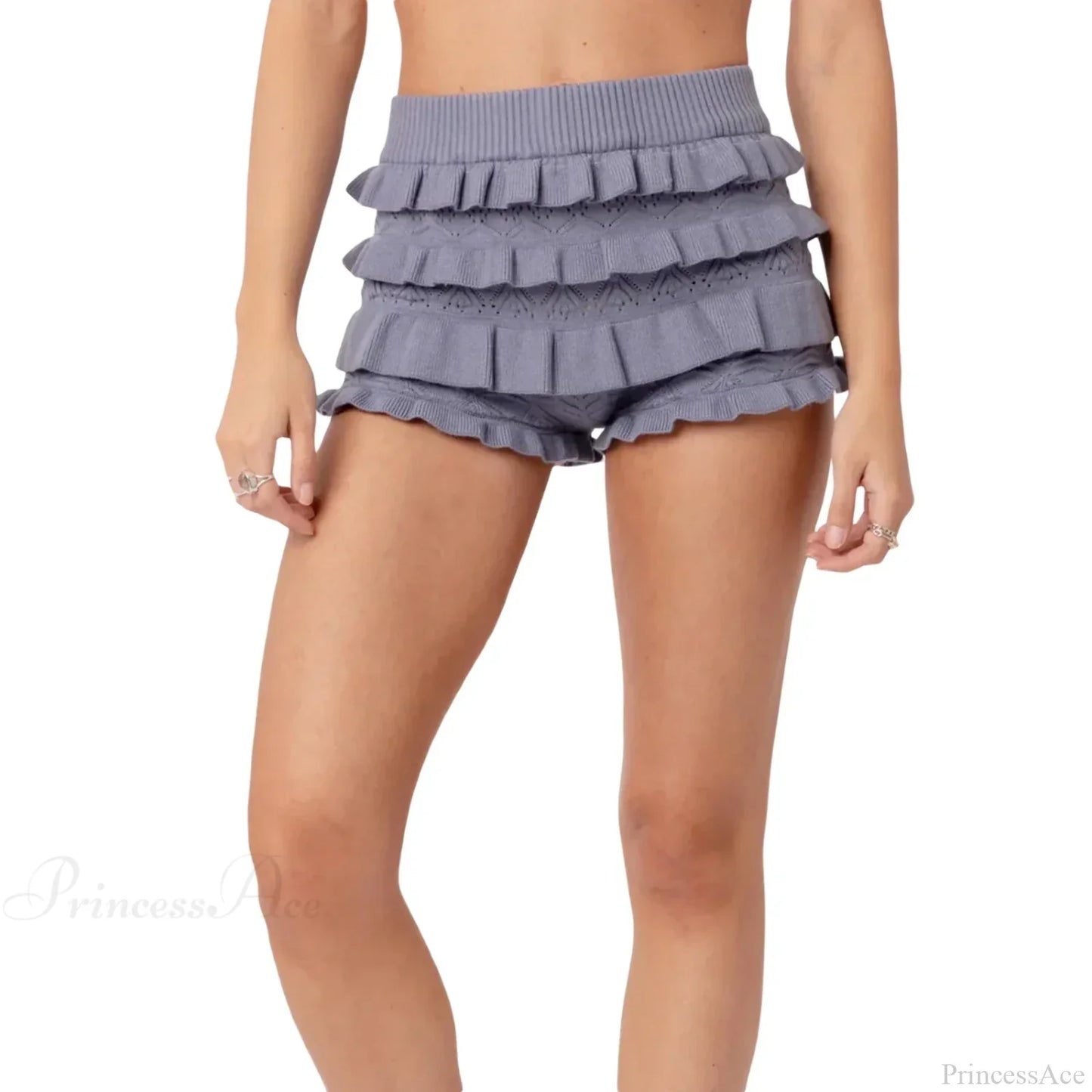 Sweet Knit Layered Casual Short