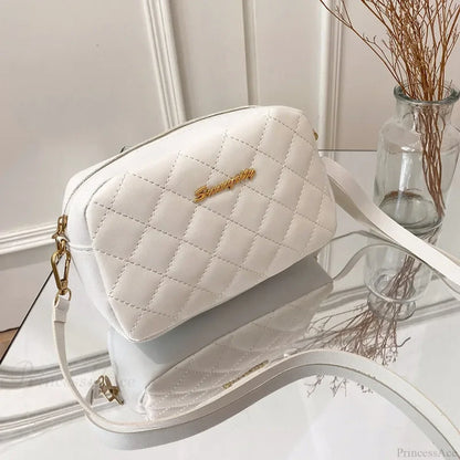 Tassel Embroidery Camera Crossbody Bag