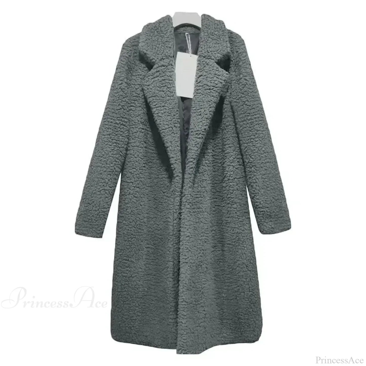 Teddy Bear Plush Turtleneck Overcoat