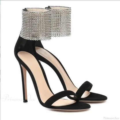 Temperament Pointed Toe 12CM High-heeled Long Boots Stone Pattern Knee-high Stiletto Modern Boot High Heel