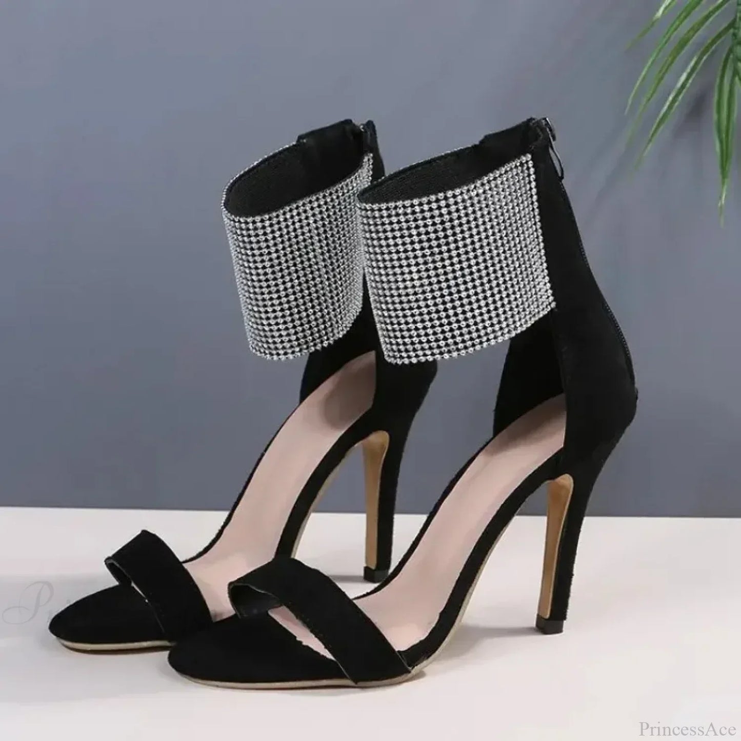 Temperament Pointed Toe 12CM High-heeled Long Boots Stone Pattern Knee-high Stiletto Modern Boot High Heel