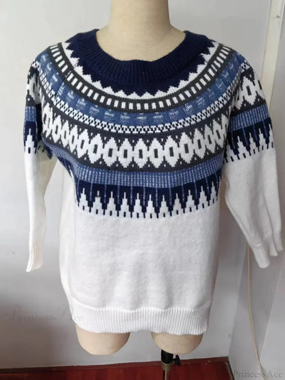 Thick Elegant White Sweater