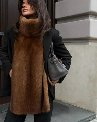 Thicken Warm Sleeveless Vest Coat