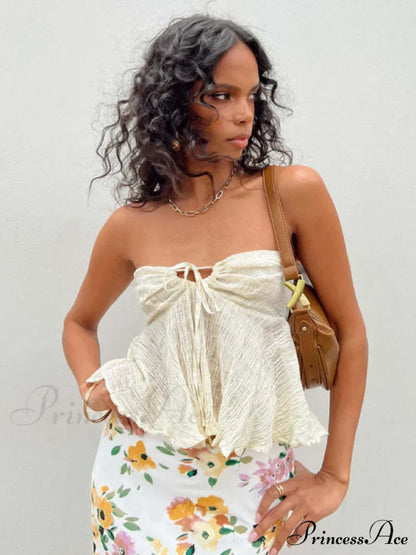 Top Girl Color Brief Solid Tank for Spice Off-Shoulder Women