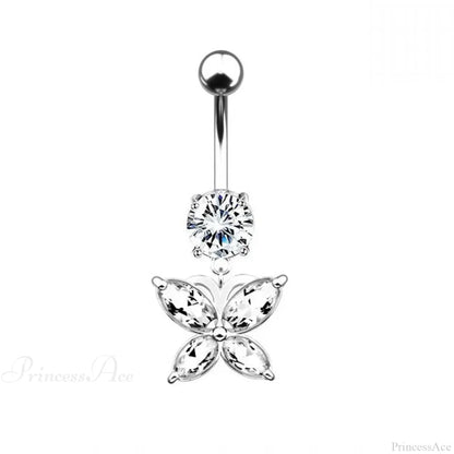 Traditional Zircon Drip Medieval Stomach Ring