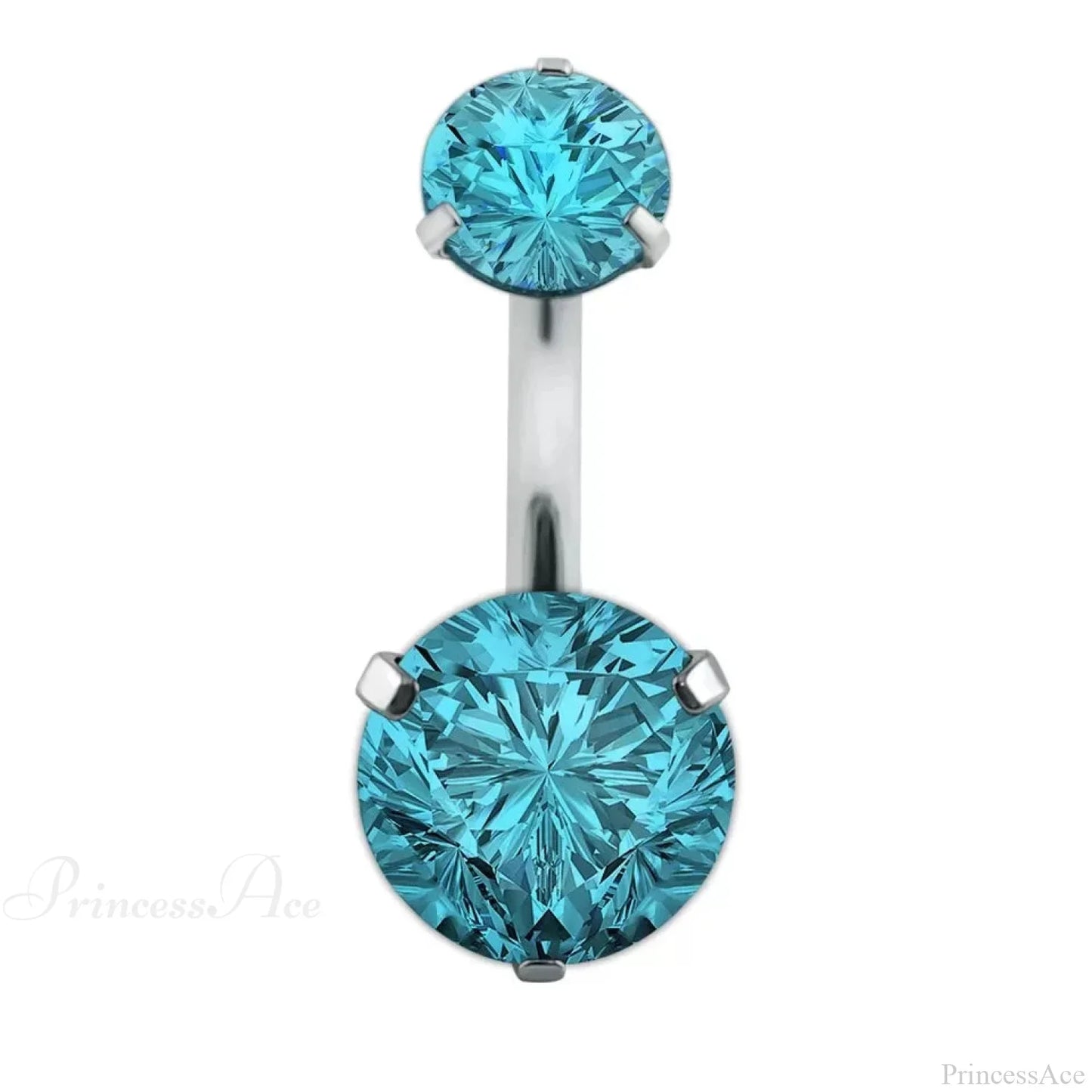 Traditional Zircon Drip Medieval Stomach Ring