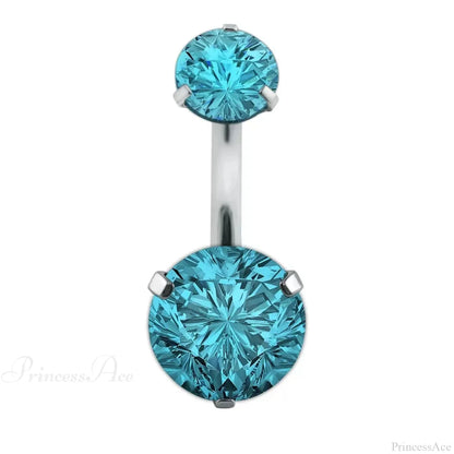 Traditional Zircon Drip Medieval Stomach Ring