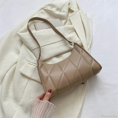 Trendy PU Leather Underarm Shoulder Bag