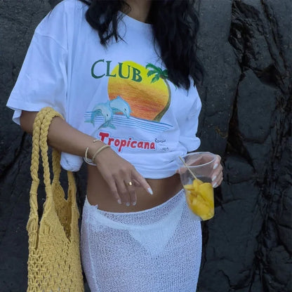Tropical Beach Summer Vsco T-shirt