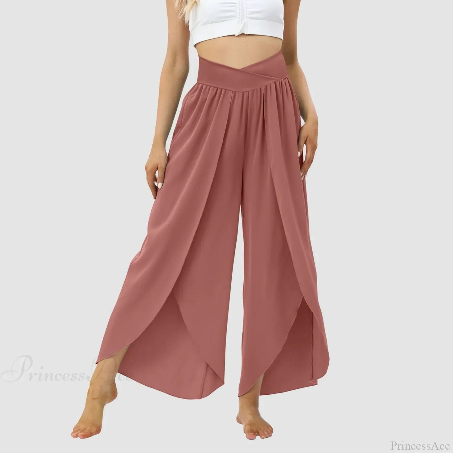 Tulle Ruffled Pleated Summer Pants