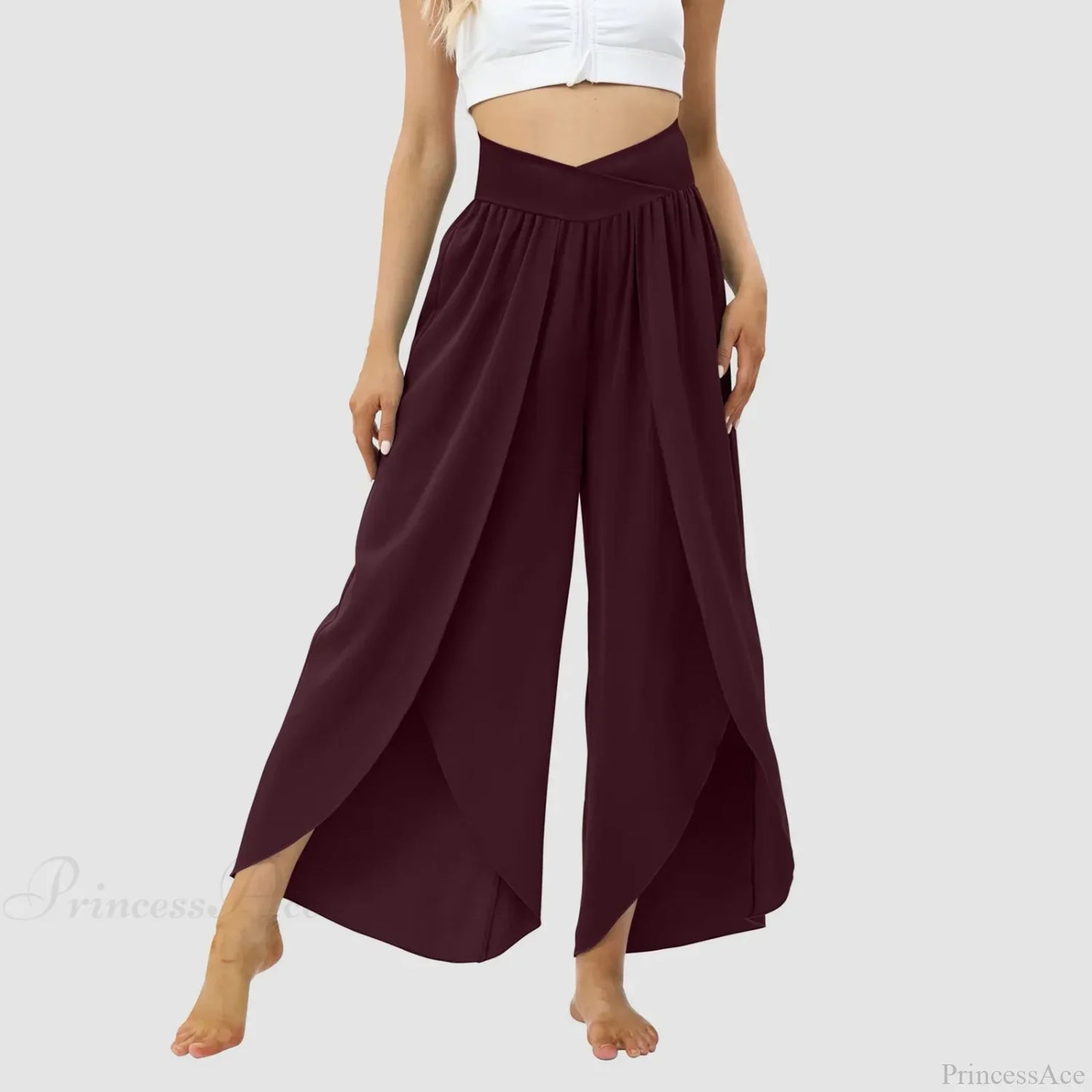 Tulle Ruffled Pleated Summer Pants