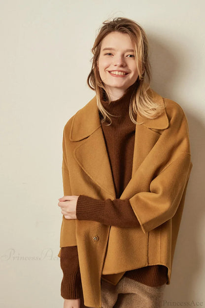 Turtleneck Wool Split Sweater