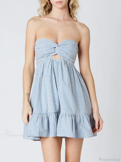 Twisted Cut-Out Mini Dress