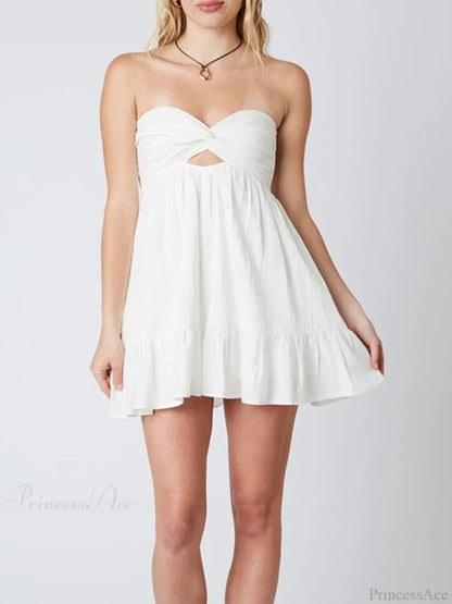 Twisted Cut-Out Mini Dress