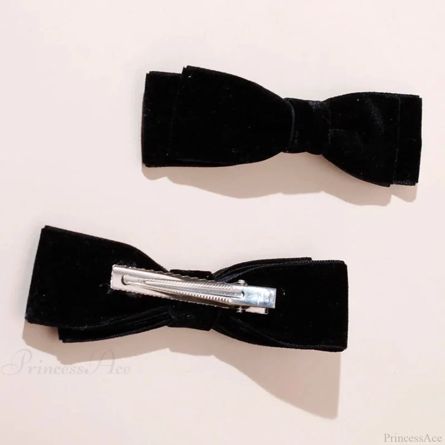 Velvet Black Head Bow Headdress - Hair Accessory