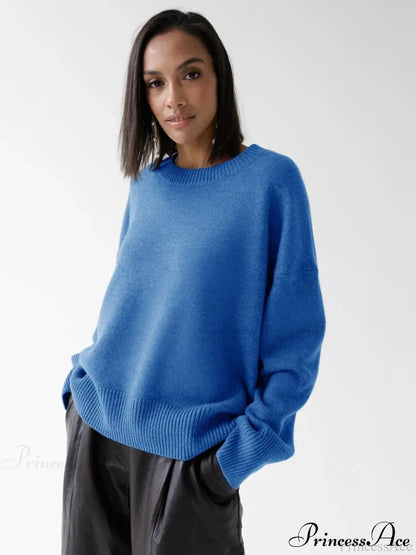 Vintage Casual Cozy Stylish Autumnal Streetwear Warm Long Sleeve Sweater