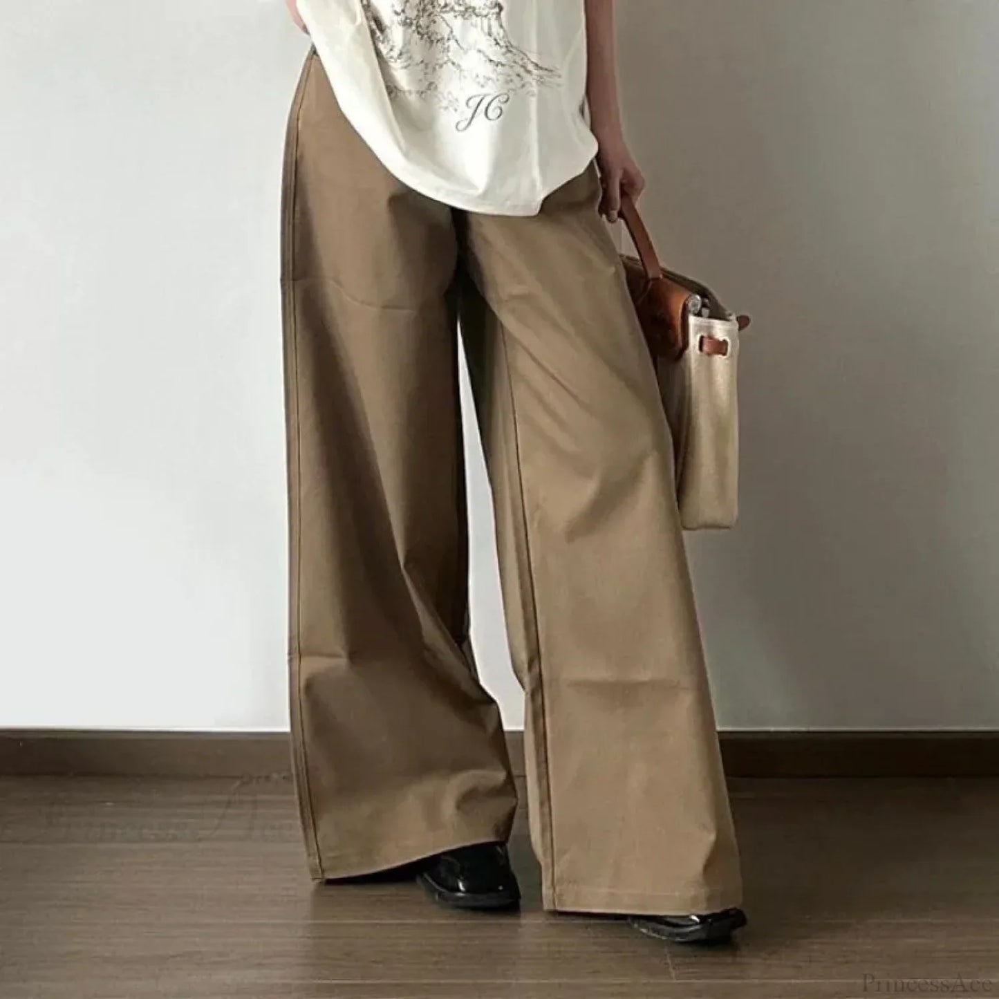 Vintage Denim Wide Leg Pants
