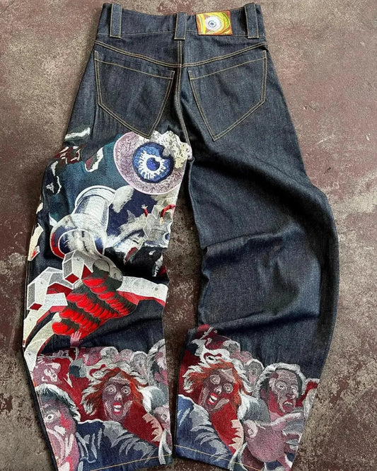 Vintage Gothic Visual Pant