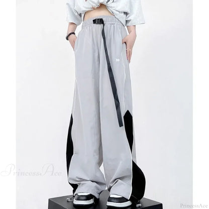 Vintage Jogging Sweatpants Wide Leg Pants