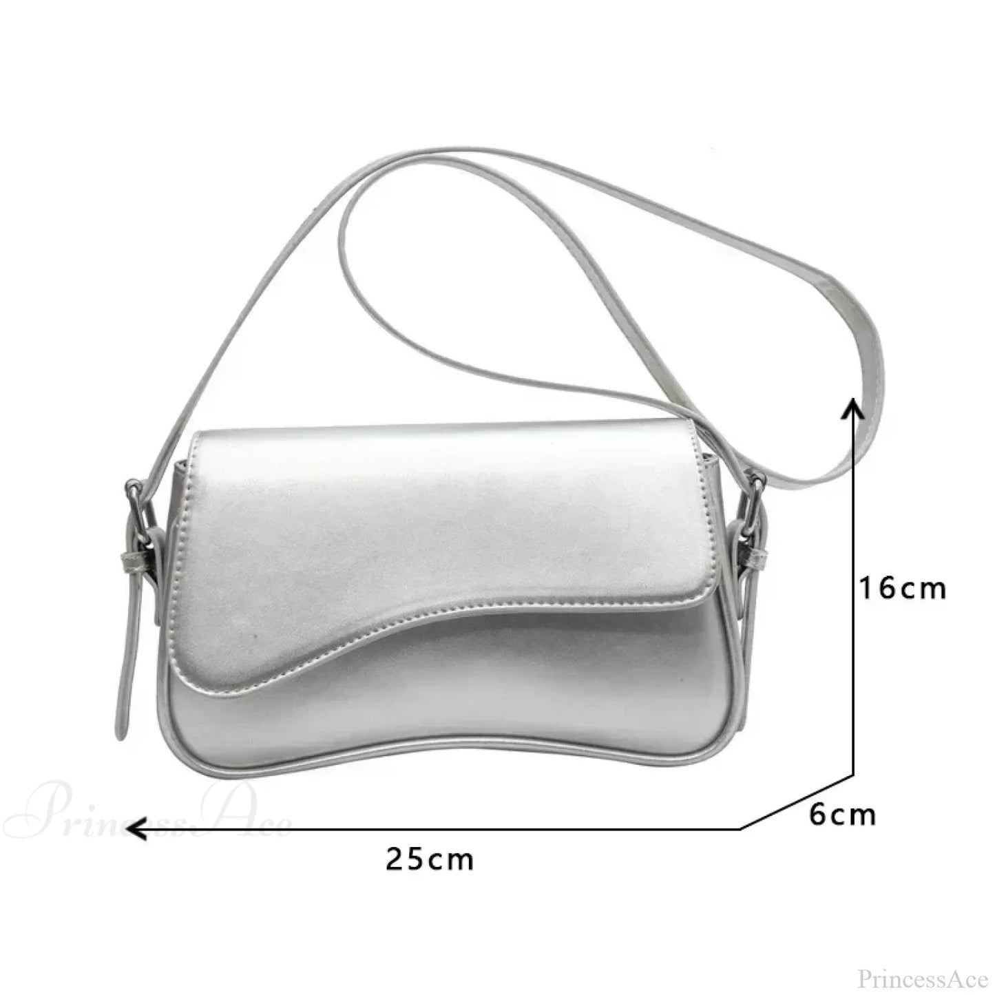 Vintage Leather Designer Crossbody Shoulder Bag