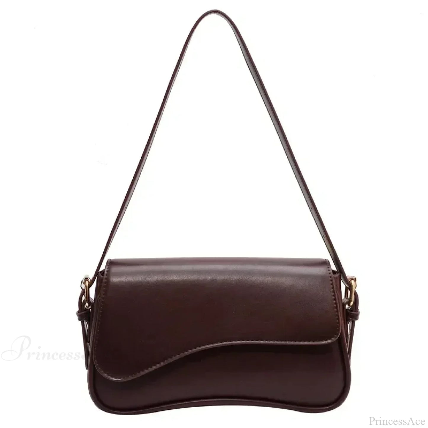 Vintage Leather Designer Crossbody Shoulder Bag