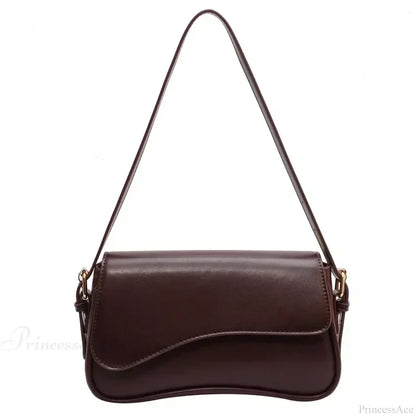 Vintage Leather Designer Crossbody Shoulder Bag