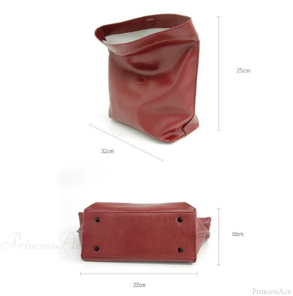 Vintage Soft PU Leather Clutch Wristlet