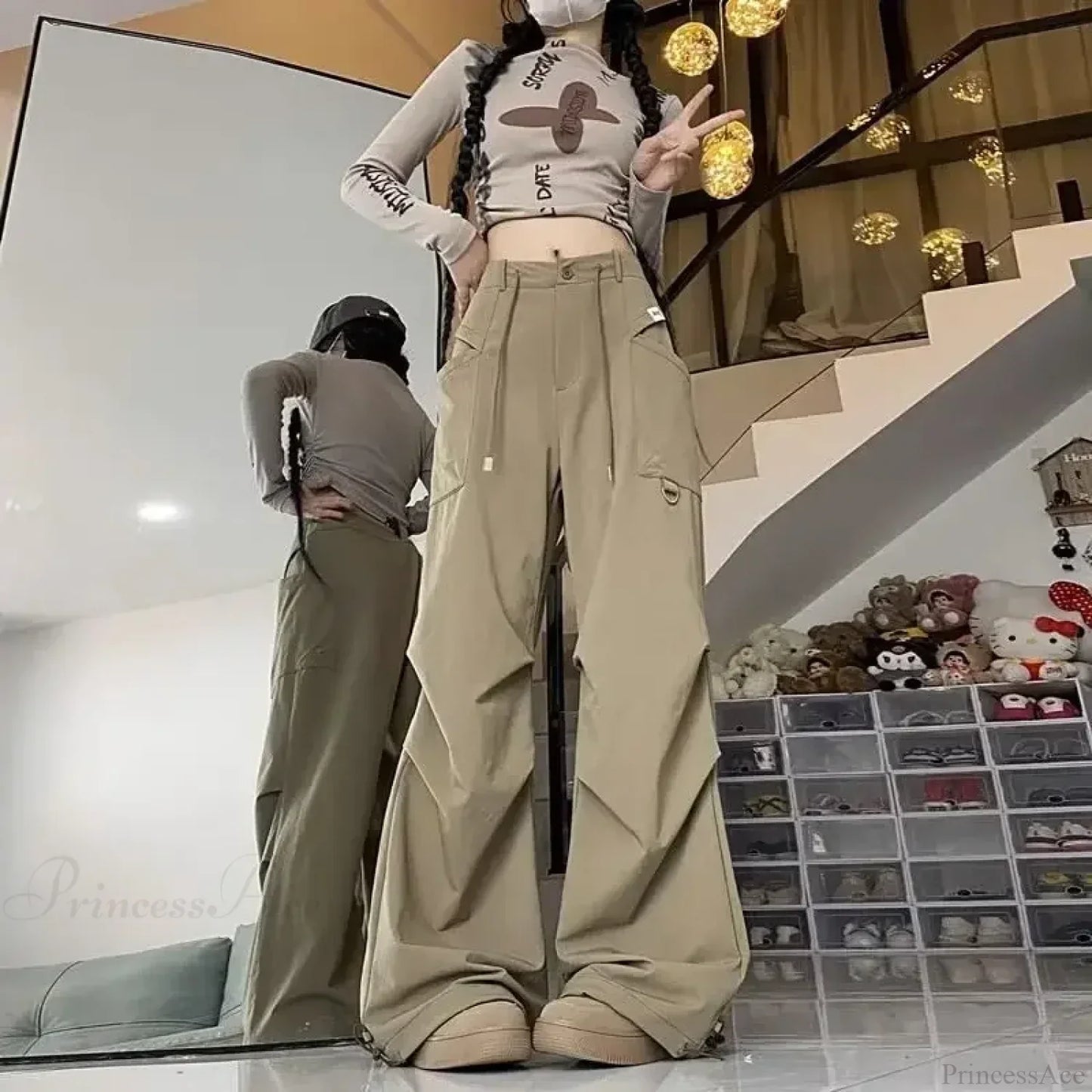 Vintage Y2K Cargo Streetwear Pants