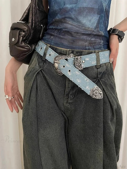 Vintage Y2K Dark Jeans Strap