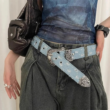 Vintage Y2K Dark Jeans Strap