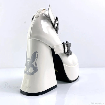 Water-resistant Thick Dark High Heel