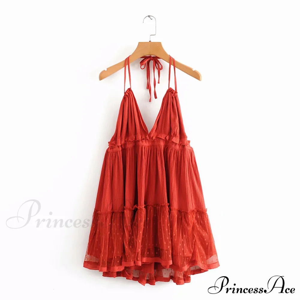 Weekend Getaway Stylish Linen Skater Dress