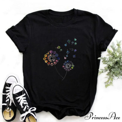 Floral Print Casual Tee