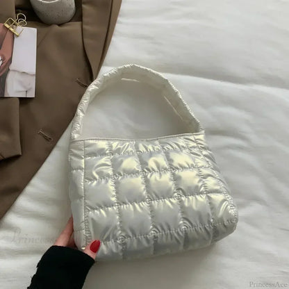 Winter Cotton Casual Tote Shoulder Handbag