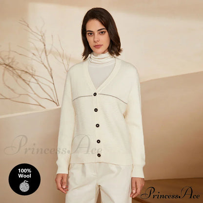 Winter Cozy Thick Merino Wool Stylish Comfortable 100% Warm Knitted Women's Clothing Sweater