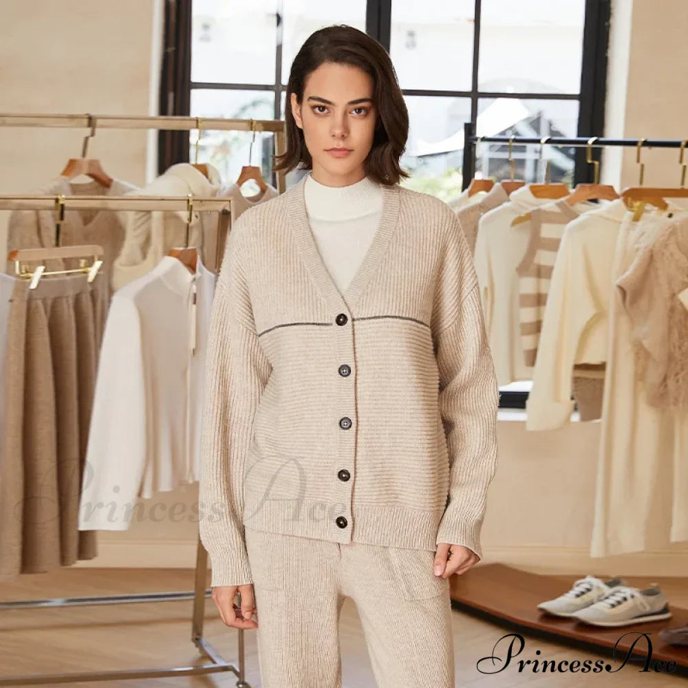 Winter Cozy Thick Merino Wool Stylish Comfortable 100% Warm Knitted Women's Clothing Sweater