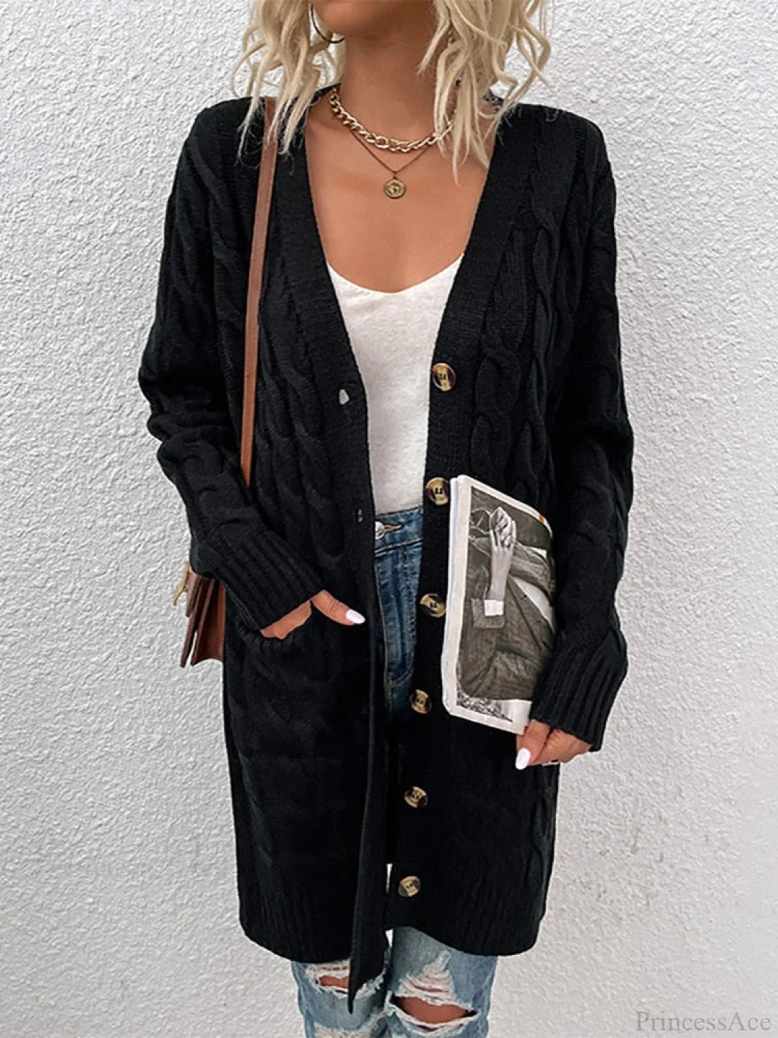 Winter Vintage Casual Loose Cardigan