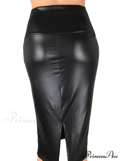 Women New Fashion Back Split  Sexy Skirt