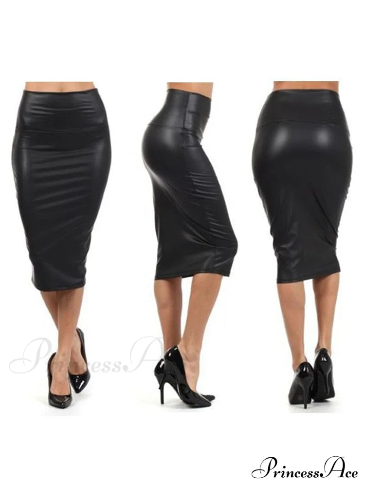 Women New Fashion Back Split  Sexy Skirt