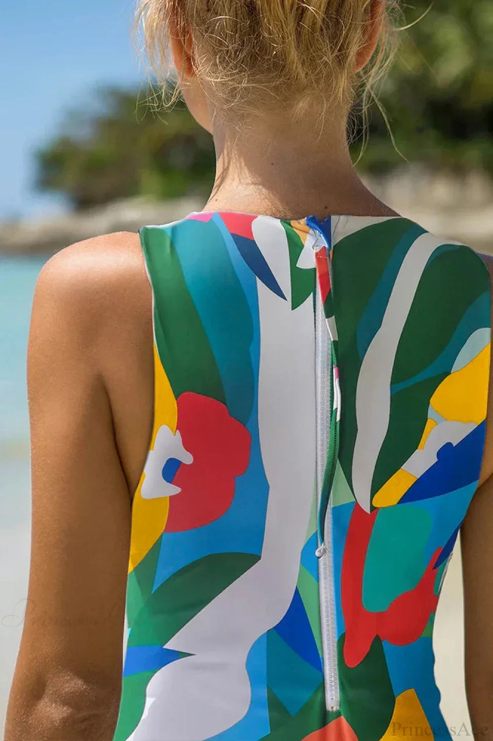 Traje de baño de una pieza para mujer para deportes de playa