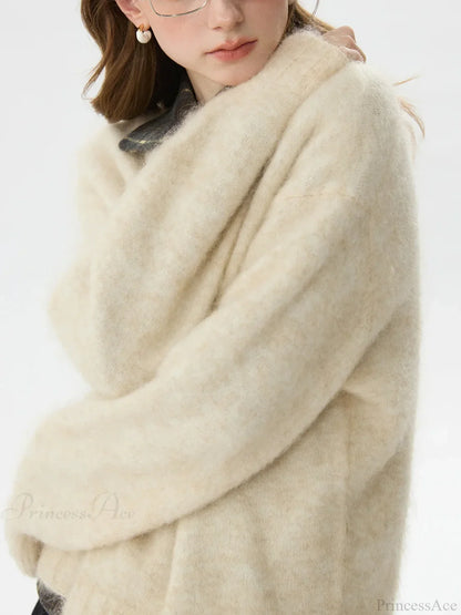 Wool Mohair Thick Pullover Sweater Sweater