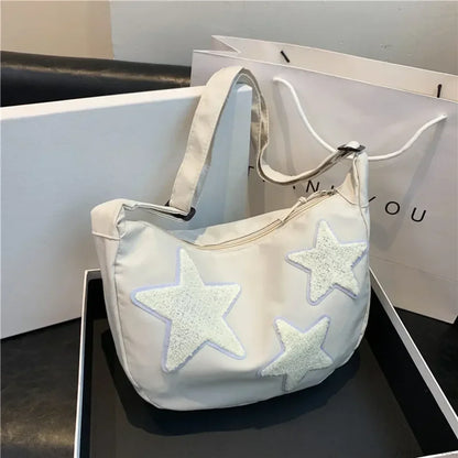 Y2K Canvas Messenger Crossbody Shoulder Bag