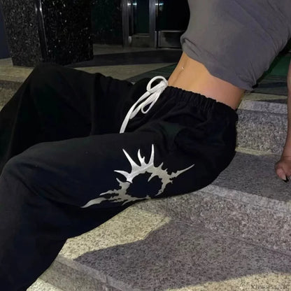Y2K Gothic Baggy Pants