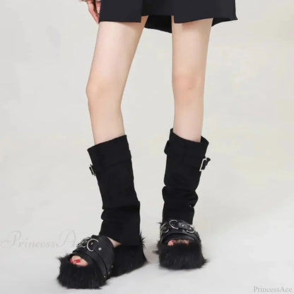 Y2K Mysterious Clasp Elevated Sandal