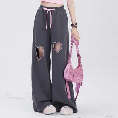Youth Vintage Love Casual Straight Pants