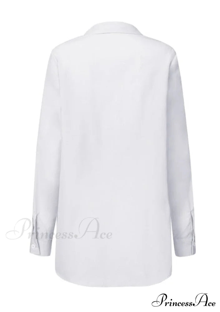ZANZE SELF-TIE SHIRT - Plus Size
