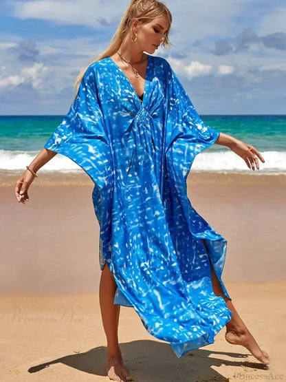 Vestido largo cubrecosturas de rayas de cebra