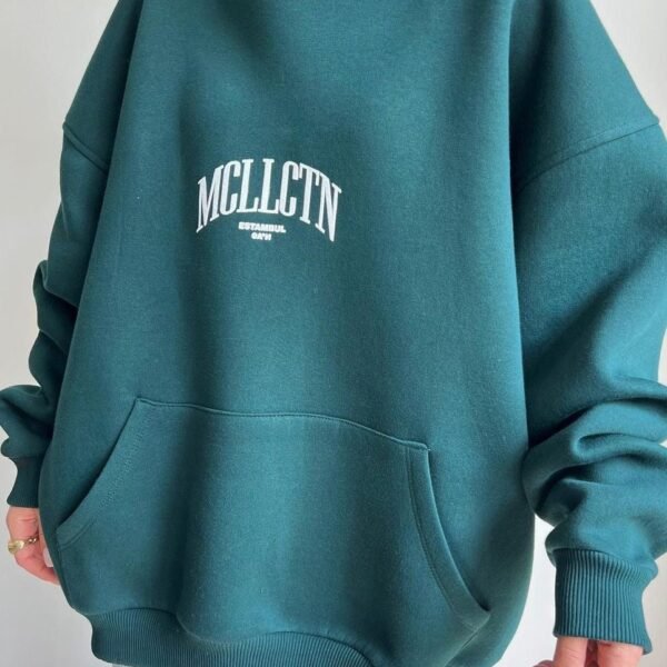 Oversized Hoodie With Soft Warm Material